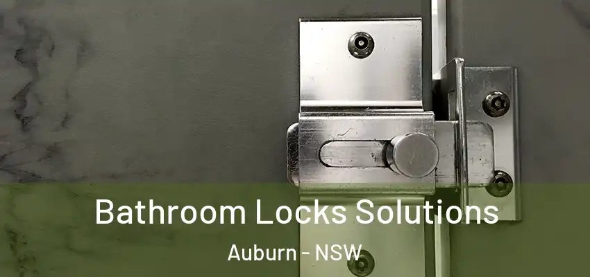 Bathroom Locks Solutions Auburn - NSW