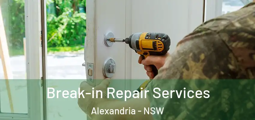 Break-in Repair Services Alexandria - NSW