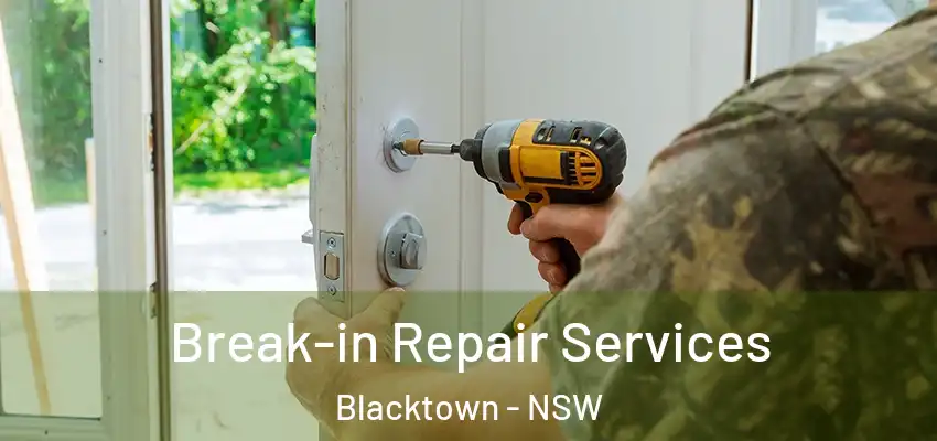 Break-in Repair Services Blacktown - NSW