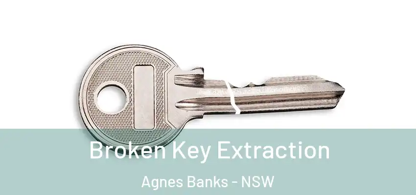 Broken Key Extraction Agnes Banks - NSW
