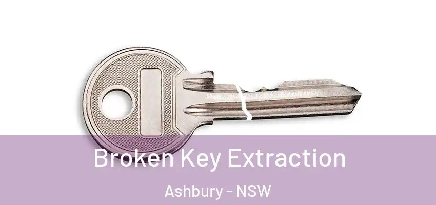 Broken Key Extraction Ashbury - NSW
