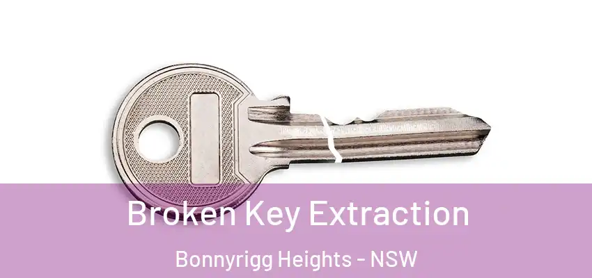 Broken Key Extraction Bonnyrigg Heights - NSW