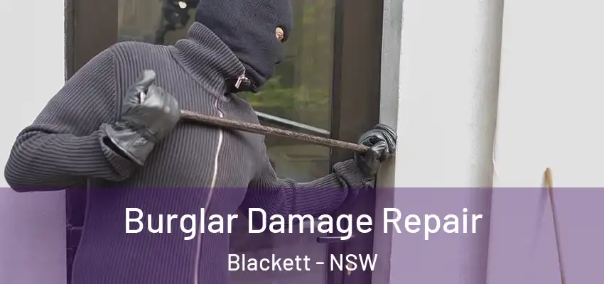 Burglar Damage Repair Blackett - NSW