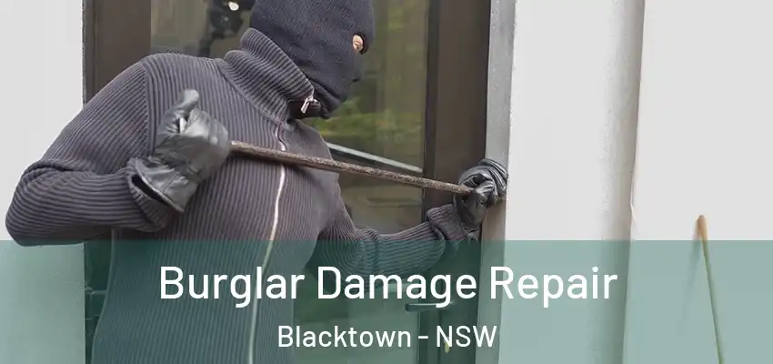 Burglar Damage Repair Blacktown - NSW