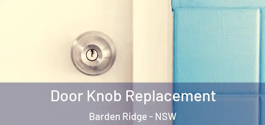 Door Knob Replacement Barden Ridge - NSW
