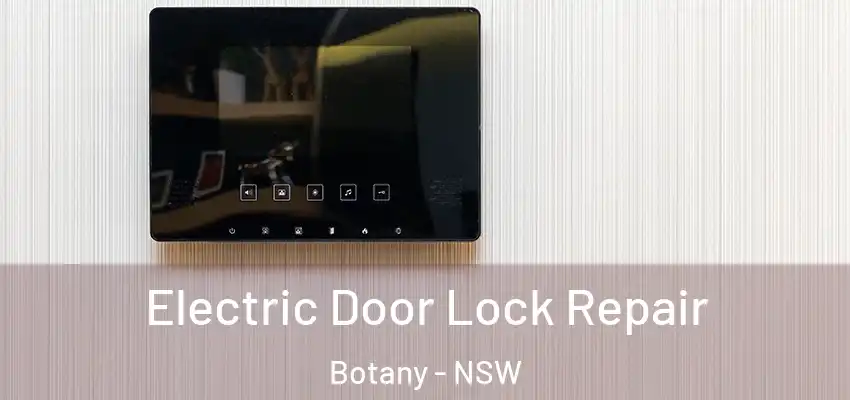 Electric Door Lock Repair Botany - NSW