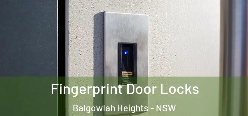 Fingerprint Door Locks Balgowlah Heights - NSW