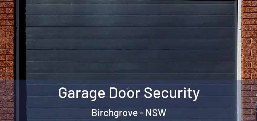 Garage Door Security Birchgrove - NSW