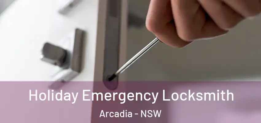 Holiday Emergency Locksmith Arcadia - NSW