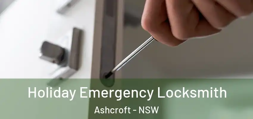 Holiday Emergency Locksmith Ashcroft - NSW