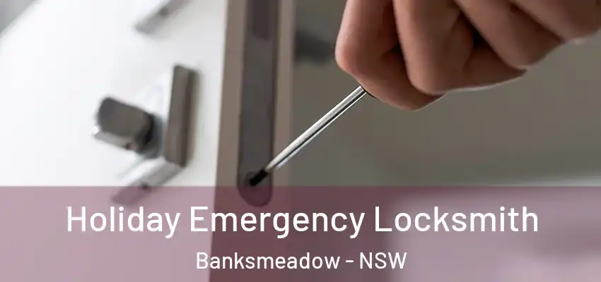 Holiday Emergency Locksmith Banksmeadow - NSW
