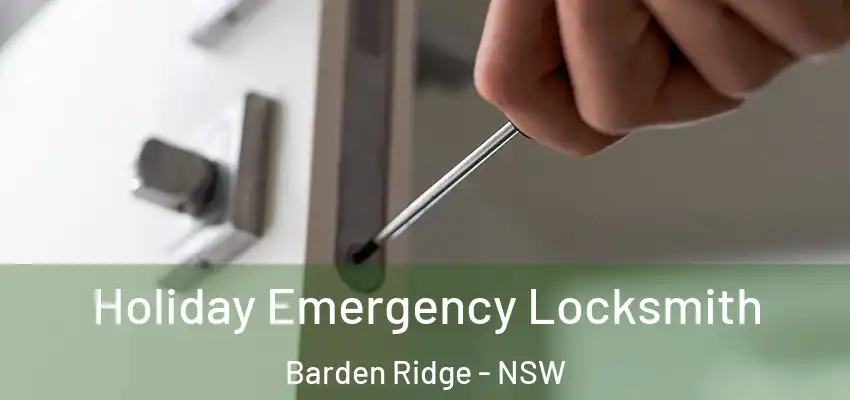 Holiday Emergency Locksmith Barden Ridge - NSW
