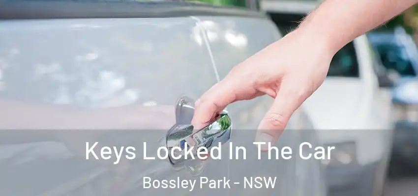 Keys Locked In The Car Bossley Park - NSW