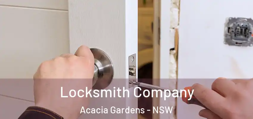 Locksmith Company Acacia Gardens - NSW