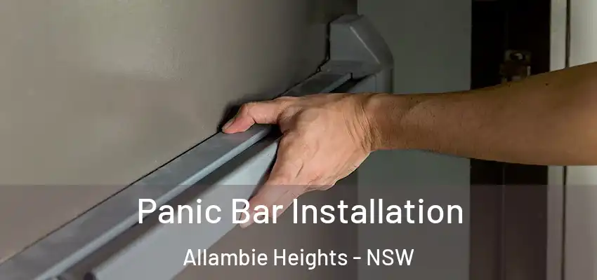 Panic Bar Installation Allambie Heights - NSW