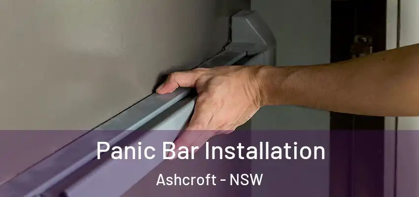 Panic Bar Installation Ashcroft - NSW