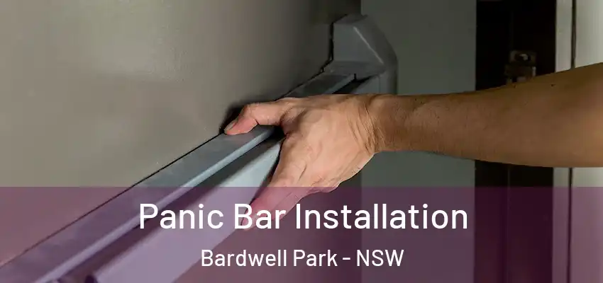 Panic Bar Installation Bardwell Park - NSW