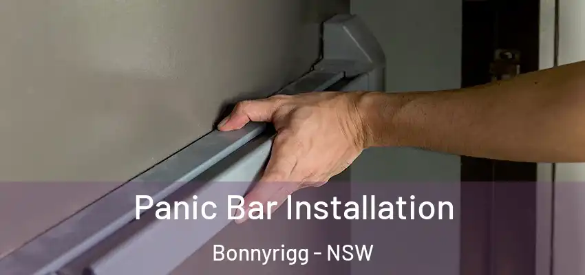 Panic Bar Installation Bonnyrigg - NSW