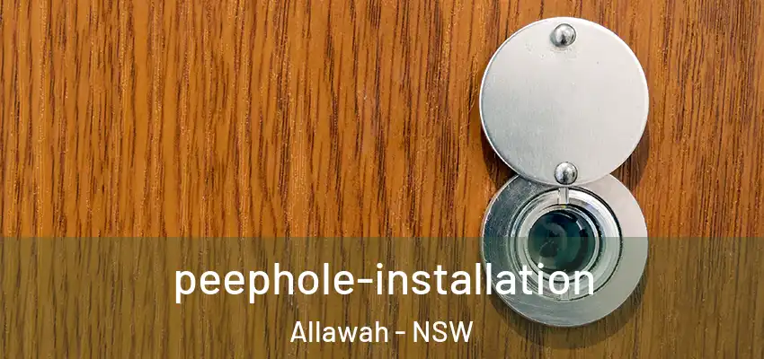 peephole-installation Allawah - NSW