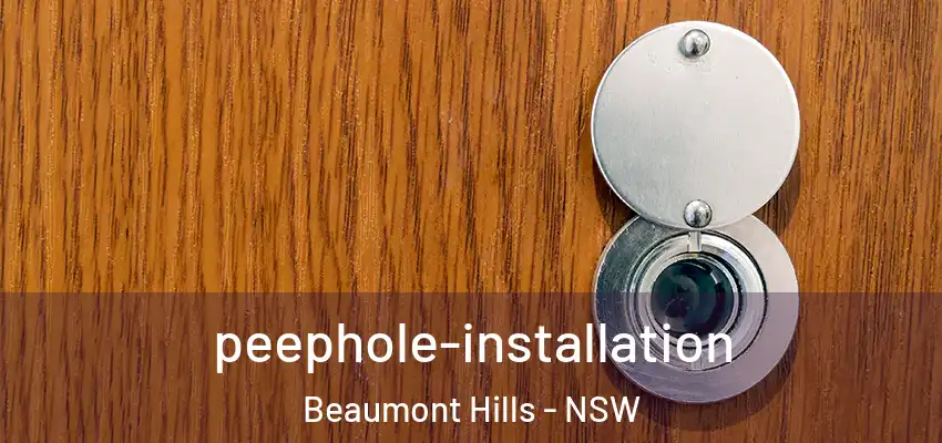peephole-installation Beaumont Hills - NSW