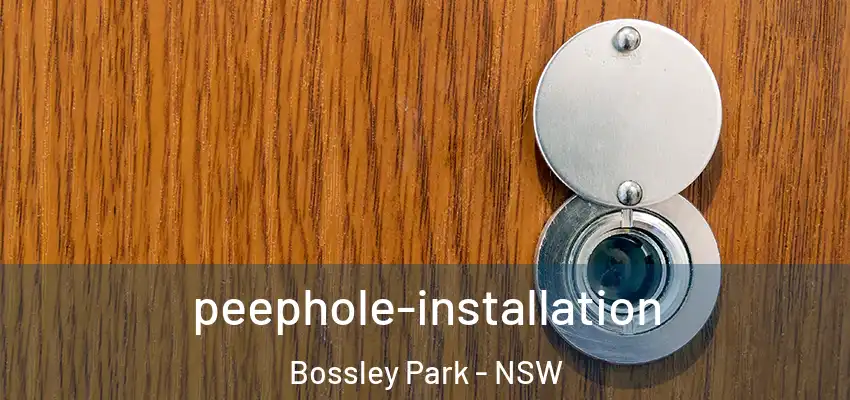 peephole-installation Bossley Park - NSW