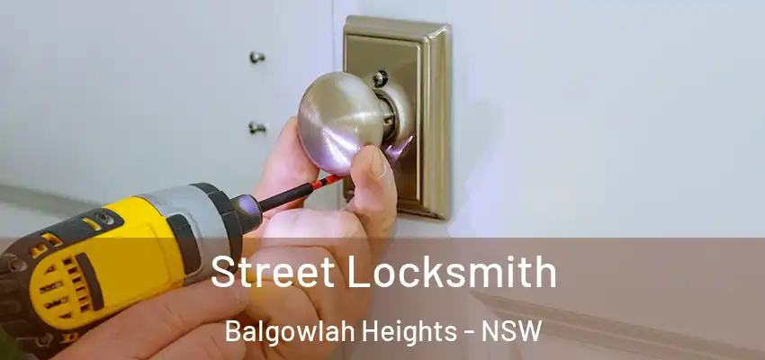 Street Locksmith Balgowlah Heights - NSW